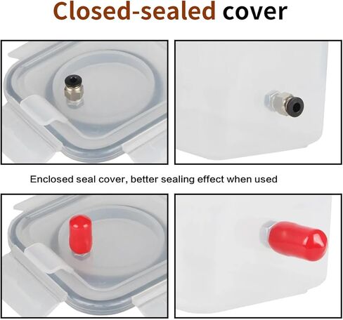 مجموعة أنابيب PTFE فائقة النعومة لمختبر بامبو - أنبوب 4M/13ft 2.5mm ID × 4mm OD مع 4 تركيبات هوائية PC4-M6 مطورة، وأغطية غبار وقاطع - متوافق مع AMS X1/X1C/P1P/P1S/ A1/A1 Mini Gray in Kuwait