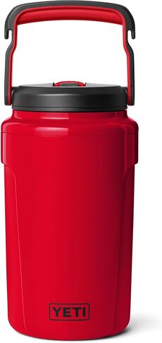 YETI Silo Half Gallon Insulated Straw Cap Water Jug – Leakproof, Lightweight Sports Bottle with Fence Hook Handle – Keeps Drinks Ice-Cold – Ideal for Gym, Sports & Tournaments, Black in Saudi Arabia