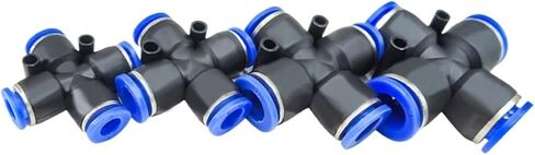 200-500 قطعة/الوحدة PZA4 PZA6 PZA8 PZA10 PZA12,4 طريقة متقاطعة أنبوب هوائي دفع في تركيبات سريعة. (PZA10 (300 قطعة)) in Kuwait