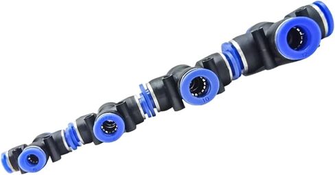 200-500 قطعة/الوحدة PZA4 PZA6 PZA8 PZA10 PZA12,4 طريقة متقاطعة أنبوب هوائي دفع في تركيبات سريعة. (PZA10 (300 قطعة)) in Kuwait