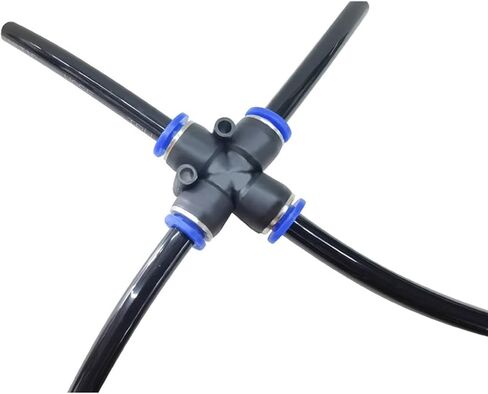 200-500 قطعة/الوحدة PZA4 PZA6 PZA8 PZA10 PZA12,4 طريقة متقاطعة أنبوب هوائي دفع في تركيبات سريعة. (PZA10 (300 قطعة)) in Kuwait