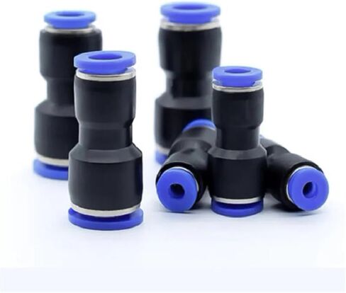 PU4 PU6 PU8 PU10 مستقيم 2 حفرة موصل هوائي سريع PG8-4 PG6-4 PG8-6 PG10-8 PG12-10 قطر متغير 50 ​​قطعة (PG10-6) in Kuwait