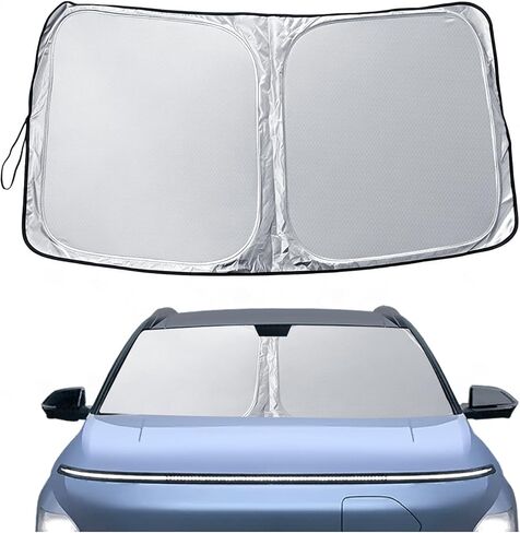 SXCY for 2022-2024 Hyundai Tucson/Santa Cruz Windshield Sunshade for 2022-2024 Hyundai Tucson/Santa Cruz Accessories 2023 2024 Santa Cruz Sunshade Foldable Sun Shield 2024 Tucson Sunshade Block UV Ray in Saudi Arabia