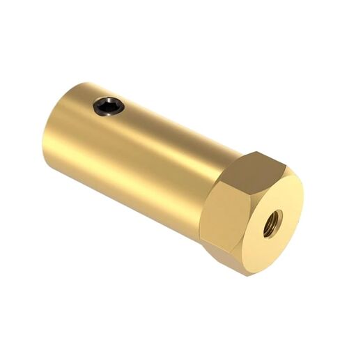 10 قطعة D12L30 عرافة المقرنة النحاس الإطارات موصل 3/4/5/6/7/8 مللي متر اقتران لتباطؤ عمود المحرك روبوت عجلة السيارة الذكية (3 مللي متر) in Kuwait