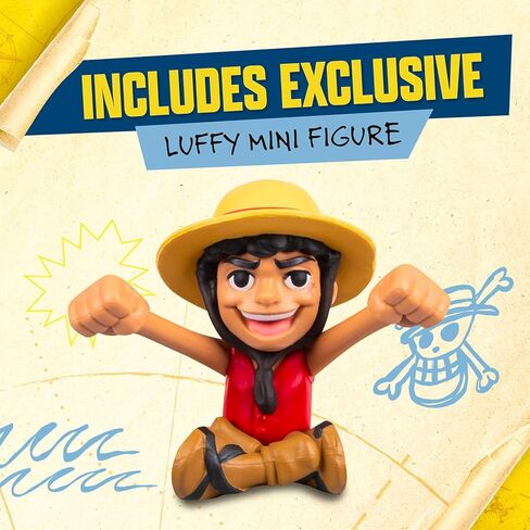 One Piece Going Merry Deluxe Collector Ship, 9.5" (24.13cm), Detailed Design for Play and Display, Includes Exclusive Luffy Action Figure in Kuwait