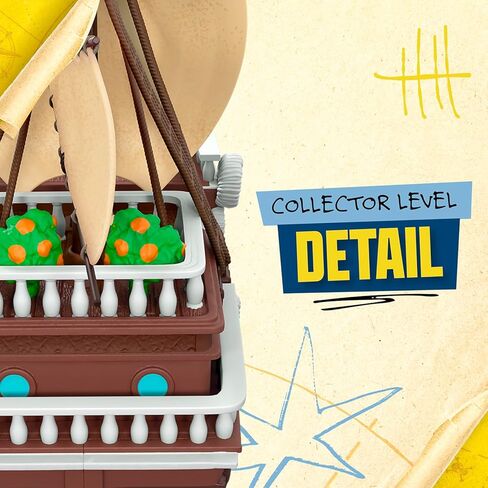 One Piece Going Merry Deluxe Collector Ship, 9.5" (24.13cm), Detailed Design for Play and Display, Includes Exclusive Luffy Action Figure in Kuwait