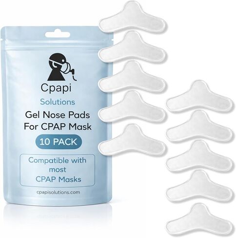 وسادات أنف جل CPAP 5 عبوات من CPAPi Solutions - وسادة ناعمة لراحة قناع CPAP - تساعد على منع التهيج والاحمرار وعلامات الضغط in Kuwait