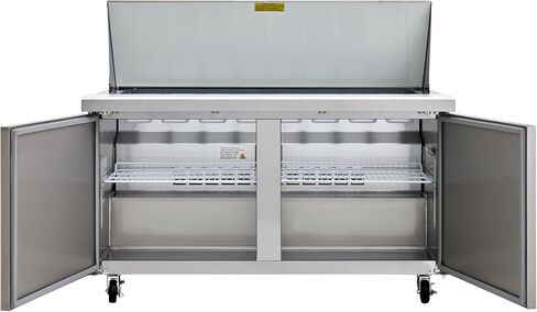 Kratos Commercial Refrigerator, Mega Top Sandwich and Salad Prep Table, 24 pan, 60" W (67K-036) in Kuwait