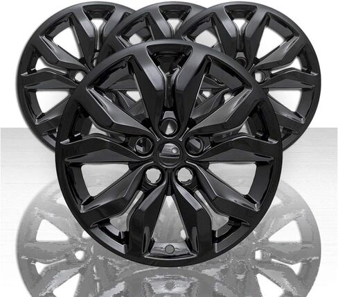 Set of 4 18" 10 Spoke Wheel Skins for Chevy Impala 2016-2018 - Gloss Black in Kuwait