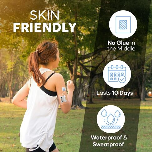 Adamson 30 Pack Tandem Mobi Adhesive Sleeve Patches – Waterproof, Transparent & Breathable Overpatches for Tandem Mobi Pump | Latex-Free Skin Adhesive for Pump in Kuwait