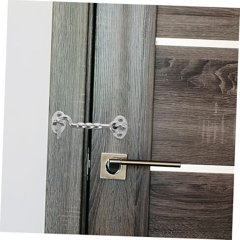 BESTonZON 316 Stainless Steel Hook and Eye Latch for Doors and Windows Heavy Duty Door Lock with Mounting Screws Windproof Hook for Garden Gates and RVs in Saudi Arabia