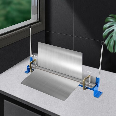 فرامل معدنية يدوية من الصفائح المعدنية مقاس 30 بوصة، مكبس يدوي من الصلب بسُمك 1.2 مم، أداة ورشة عمل المرآب شديدة التحمل من 0 إلى 90 درجة in Kuwait