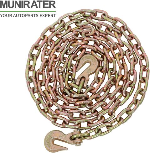 munirater G70 5/16 Inch 12-Foot Truck Trailer Chain Replacement for Automotive Towing Chain Engineering Vehicle Rescue Chain Heavy-Duty Traction Chain in Saudi Arabia