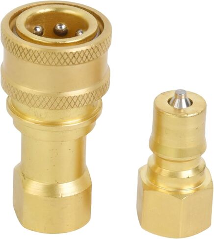 1 Set Of 1/4" Hydraulic Quick Connect Nipple Compatible With Parker 60 Series Nipples BH2-60 BH2-61 in Kuwait
