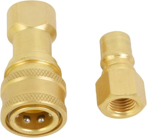 1 Set Of 1/4" Hydraulic Quick Connect Nipple Compatible With Parker 60 Series Nipples BH2-60 BH2-61 in Kuwait