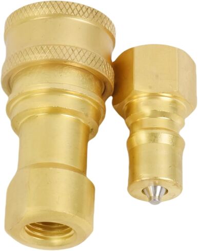 1 Set Of 1/4" Hydraulic Quick Connect Nipple Compatible With Parker 60 Series Nipples BH2-60 BH2-61 in Kuwait