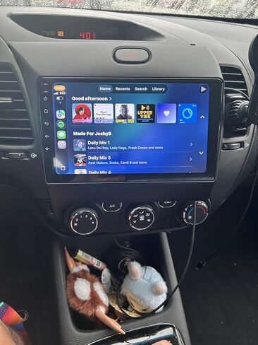 ستيريو سيارة 9 بوصة مع Carplay Android Auto مناسب لـ Kia Forte 2013-2018 Double Din Android 12.0 شاشة تعمل باللمس مستقبل راديو السيارة مع WiFi GPS Navigation Bluetooth Backup Camera - 2+32G in Kuwait