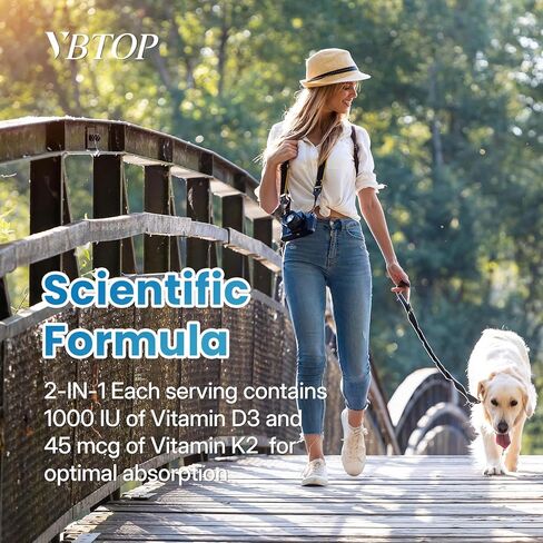 Calcium Supplement 800mg with Vitamin D3 1000 IU & K2 45mcg, Milk Calcium for Bone Density & Joint Support, Non-GMO Gluten Free, 90 Easy-Absorb Softgels for Adults in Saudi Arabia