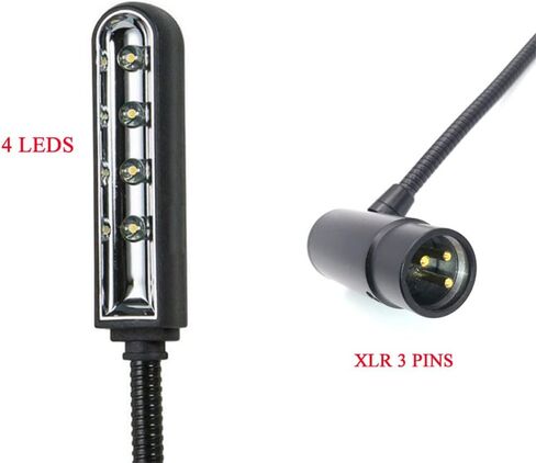22 بوصة XLR 3pin الزاوية اليمنى مصباح معقوفة المرحلة خلاط DJ و باخرة ضوء وحدة التحكم ضوء لتسجيل الاستوديو (منفذ XLR 3PIN) in Kuwait