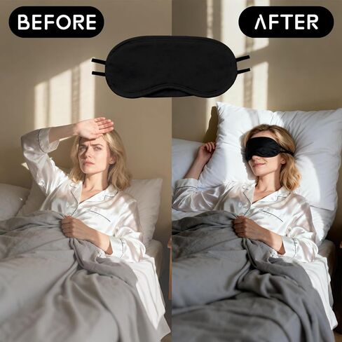 عبوة من 20 قناع نوم معصوب العينين لألعاب الحفلات والسفر وفريق النوم ومستلزمات الحفلات - أغطية العين للنوم مع حزام قابل للتعديل - أقنعة نوم للنساء والرجال والأطفال، أسود in Kuwait