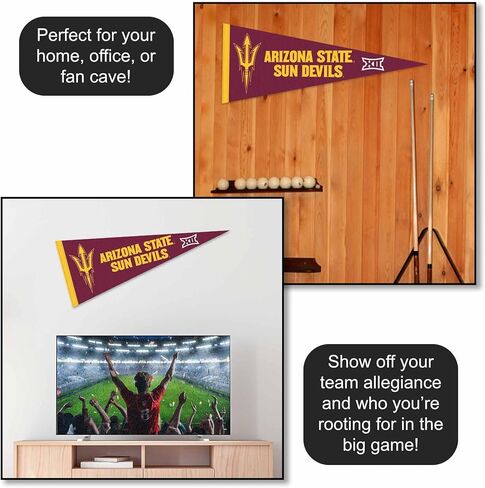 Arizona State Sun Devils Big 12 Logo Pennant Flag in Saudi Arabia