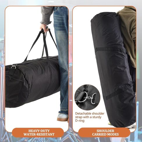 حقيبة طبلة متينة مقاس 50 بوصة مجموعة طبلة حقيبة حمل كبيرة مع حزام كتف قابل للإزالة لحوامل الصنج in Kuwait