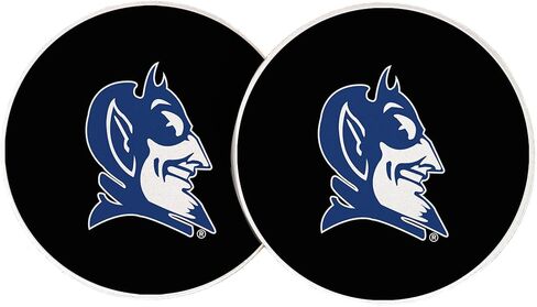 Desert Cactus Duke University Car Accessories Blue Devils Absorbent Sandstone Cup Coasters Licensed Product Set of 2 (Design D) in Saudi Arabia