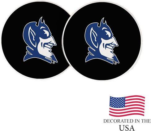 Desert Cactus Duke University Car Accessories Blue Devils Absorbent Sandstone Cup Coasters Licensed Product Set of 2 (Design D) in Saudi Arabia