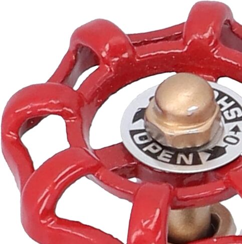 EVTSCAN خمر Steampunk 1/2in صمام التوقف المحملة مفتاح الإضاءة الصناعية مع سلك لتركيبات إضاءة الأنابيب الذهب الأحمر 45x82 مللي متر 160 جرام in Saudi Arabia