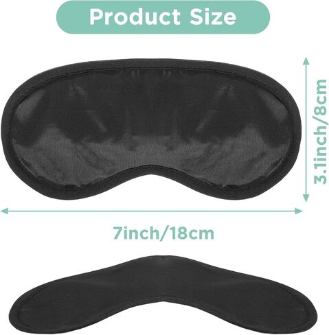 20 Pcs Sleep Masks Bulk Blindfolds for Team Building Party Games Blackout Sleep Mask with Adjustable Strap Black Comfortable Travel Sleeping Eye Covers for Women Men in Saudi Arabia