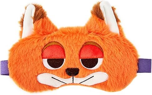 Cute Cartoon Eye Masks for Sleep, Soft Plush Animal Blindfold, Funny Travel Eye Cover for Women Girls Home Travel Daily Use (Gray) in Saudi Arabia