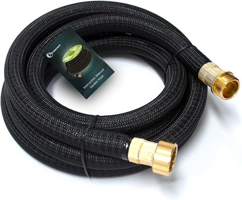 persevere 0.8ft Garden Hose Extension Flexible Water Hose Adapter Short Connector Hose with Integrated Spiral Tube for Hose Reel/RV/Dehumidifier in Kuwait