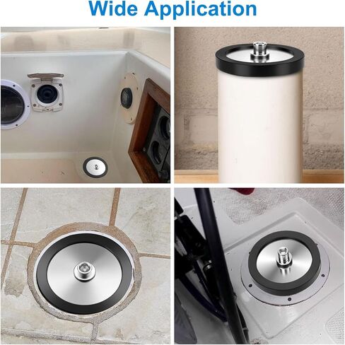 Linkstyle Expandable Rubber Plug, 2-9/16 in–3-1/8 in Inner Diameter Leakproof Pipe Sealing Plug for Pool Plumbing Boat Maintenance in Saudi Arabia