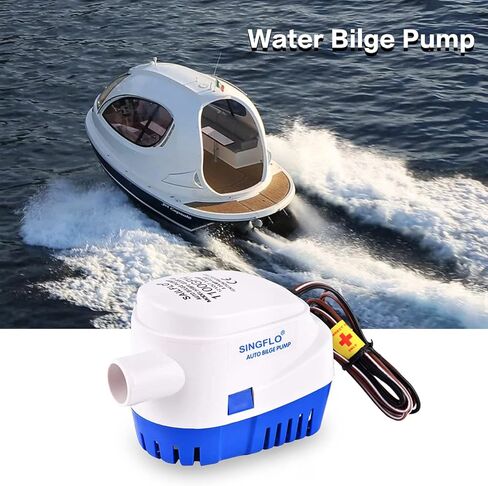 Automatic Submersible Bilge Boat Yacht Water Pump 12V 1100 GPH Auto with Float Switch by SAILFLO in Kuwait