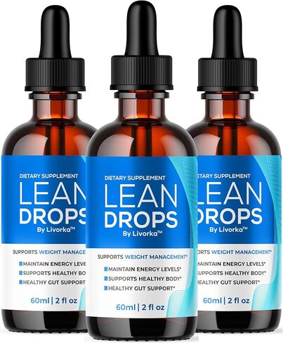 (3 Pack) Lean Drops – LeanDrops Liquid Formula, Original Lean Drops Supplement All Natural Premium Advanced Formula, Leandrops Support for Overall Wellness and Support Health, 3 Bottles for 3 Months in Saudi Arabia