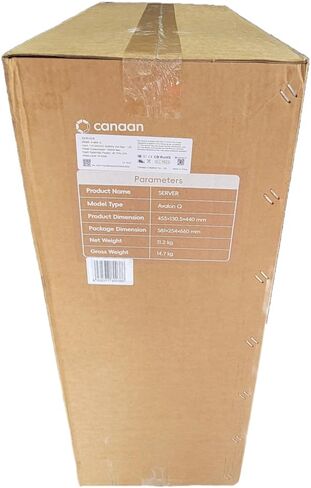 AltairTech.io Canaan Avalon Q 90T BTC Bitcoin Miner 110V 220V 1674W Quiet Home Crypto Asic Miner Include PSU & Power Cable | USA Stock | No Tariffs in Kuwait