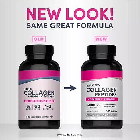 Super-Collagen + Vitamin C & Biotin (360ct.) for Healthy Skin, Hair, Nails & Joint Support in Saudi Arabia