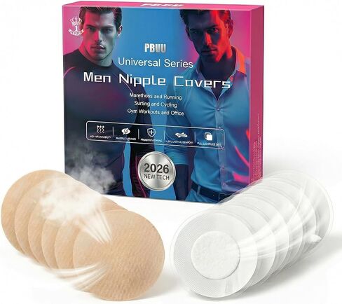 Mens Nipple Covers,100/132/160PCS Nipple Covers Men No Show Nipple Tape for Running Men,Nipple Guards for Marathon & Gym in Saudi Arabia