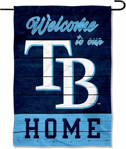 Tampa Bay Rays Welcome To Our Home Double Sided Garden Flag in Saudi Arabia