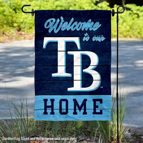 Tampa Bay Rays Welcome To Our Home Double Sided Garden Flag in Saudi Arabia
