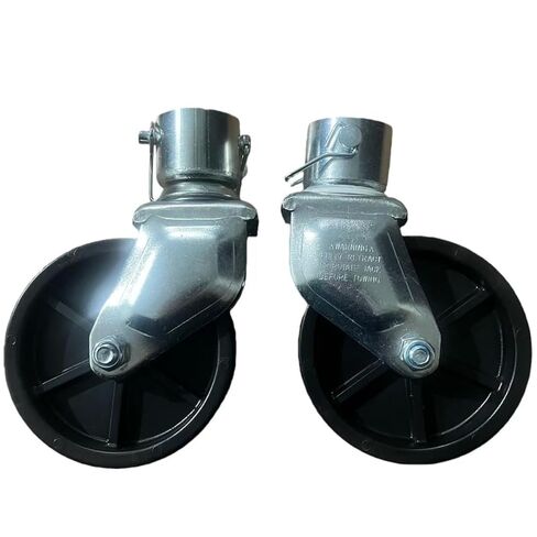 6" Inch 1200lbs Trailer Swirl Jack Wheel Caster Replacement with Pin Boat Hitch Camper Removable (trailer jack wheel with bearing) in Kuwait