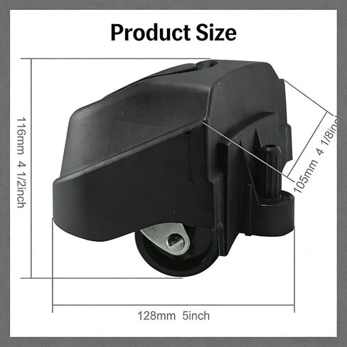 2X 12388 12293 Foot Casters Wheel Kit Compatible with Rid-GID Vacuum 6 to 16 Gallon Wet/Dry Vac Casters Wheels for Plate-Casters WD1665M WD1635 WD1635M WD1245M WD06350 WD09350 WD12500 in Saudi Arabia