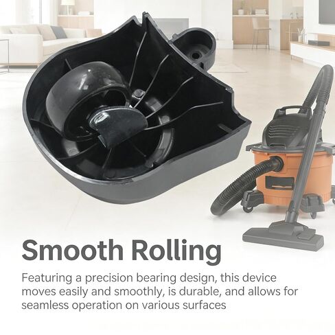 2X 12388 12293 Foot Casters Wheel Kit Compatible with Rid-GID Vacuum 6 to 16 Gallon Wet/Dry Vac Casters Wheels for Plate-Casters WD1665M WD1635 WD1635M WD1245M WD06350 WD09350 WD12500 in Saudi Arabia
