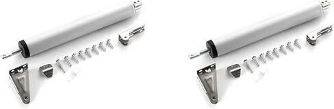 AA81-2X باب هوائي أقرب، جهاز إيقاف إغلاق ناعم، زنبرك غاز 100 درجة فضي in Kuwait