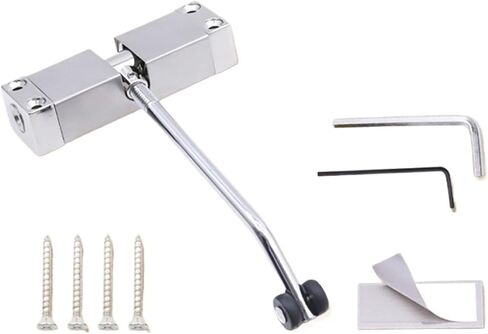 Adjustable Door Closing Hinge Wear Resist Rebound Stopper Safety Spring Closer for Commercial & Home Use in Saudi Arabia