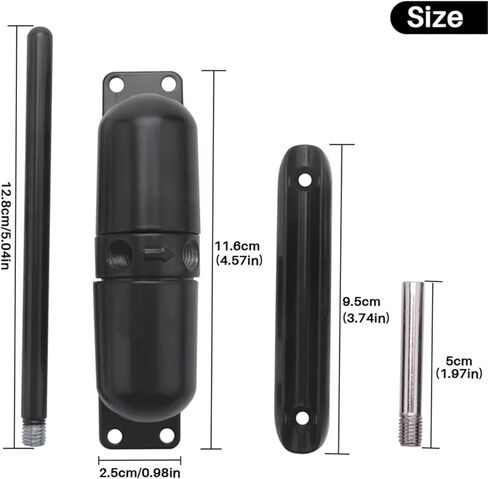 AA81-3 مجموعة 20-70 كجم أسود قابل للتعديل سطح مثبت على باب زنبركي أقرب مقاوم للحريق هندي in Kuwait