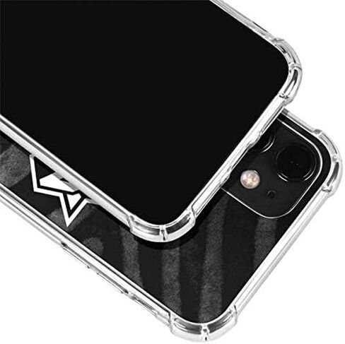 Skinit Clear Phone Case Compatible with iPhone 12 - Officially Licensed NBA New York Knicks Black Animal Print Design in Saudi Arabia