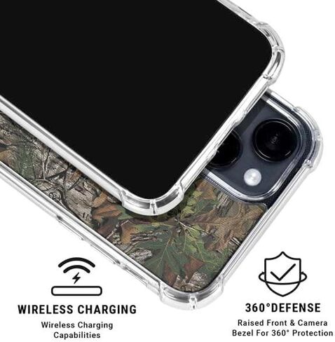 Skinit Clear Phone Case Compatible with iPhone 14 - Officially Licensed NFL Pittsburgh Steelers Realtree Xtra Green Camo Design in Saudi Arabia