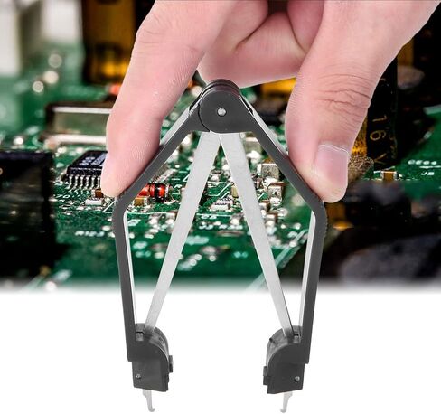 Estink IC Chip Extractor، أداة اللوحة الأم المصنوعة من الفولاذ المقاوم للصدأ، تصميم مريح لسهولة إزالة IC وتثبيتها، طول 105 مم لفنيي أجهزة الكمبيوتر الشخصية وأجهزة التلفزيون DVD in Kuwait