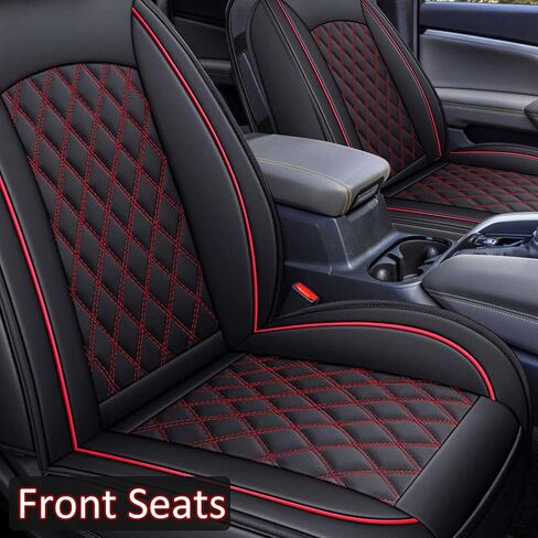 ROCCS Leather Seat Covers 5 Seats Full Set Fit for Chevy Colorado 2015-2022 Cushion Cover Breathable,Colorado Crew Cab Z71 LT ZR2 Work Truck Airbag Compatible Waterproof Truck Seat Cover Black in Saudi Arabia